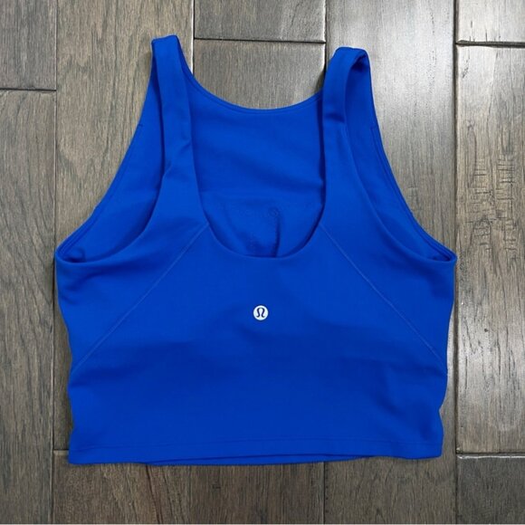 Lululemon NWT Align High-Neck Tank Top *Light Support Galactic Cobalt - Picture 3 of 8